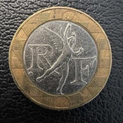 Fransa 10 Frank 1990