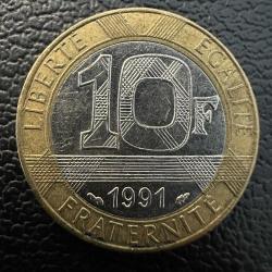 Fransa 10 Frank 1991