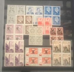 LOT.11 » CUMHURİYET DÖNEMİ ATATÜRK 4 LÜ BLOKLAR