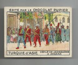 EDITE PAR LE CHOCOLAT PUPIER / TÜRK TEMALI ÇİKOLATA KARTI - ANKARA MEHTER TAKIMI...