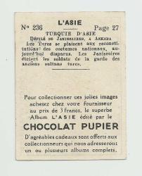 EDITE PAR LE CHOCOLAT PUPIER / TÜRK TEMALI ÇİKOLATA KARTI - ANKARA MEHTER TAKIMI...