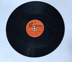 ZEKİ MÜREN , KALBİMDEKİ TEK HATIRA - DERDİMDEN ANLAYAN YOK, 78 DEVİRLİK NADİR TAŞ PLAK 10/8 KONDİSYONDA