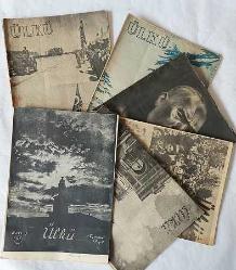 ÜLKÜ Halkevleri ve Halkodaları Dergisi, Ocak 1947 - Mayıs 1950, Seri III, Sayı: 1, 5, 8, 13, 15, 21, 22, 24, 28, 29, 31, 33, 34, 35, 36, 37, 41 [ÜÇÜNCÜ SERİ 17 ADET]