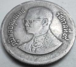 Tayland 1982 1 Baht Kral IX. Rama Wat Phra Kaew Tapınağı Görseli