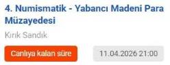 4. Numismatik - Yabancı Madeni Para Müzayedesi - Bugün Saat : 21:00'da - Kaçırmayın