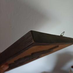 Maya Tanrısı Ahşap Pano Masif oyma