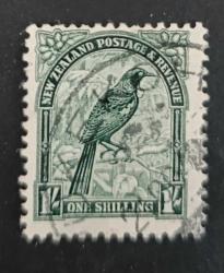 Yeni Zelanda 1935 - 1 şilin nadir damgalı pul