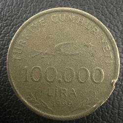 Türkiye 100.000 Lira 1999. 100000