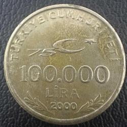 Türkiye 100.000 Lira 2000. 100000