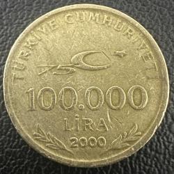 Türkiye 100.000 Lira 2000. 100000