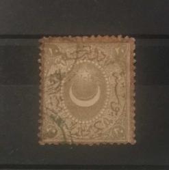 1868 AYYILDIZLI ( DULOZ ) TAKSE PULLARI 3.TİP KATALOG NO.52 / DAMGALI