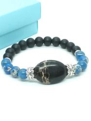 Varisit Doğal Taşlı Kombin Bileklik-Unisex