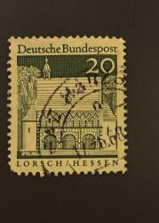 Almanya Pulu - Germany Stamp - Postadan Geçmiş Pul Filateli - DAMGALI - Lorsch Manastırı Temalı Pul , 20 PARA - YABANCI PULLAR, NOSTALJİK DOĞUM GÜNÜ HEDİYESİ