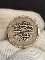 Sultan Reşat 1327/7 Mısır Baskı Gümüş 1 Kuruş