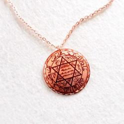 Süleyman Mührü , Bakır Elişçilikli Kolye. SLM-2