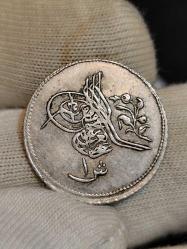 Sultan Abdülaziz 1277/6 Mısır Baskı Gümüş 1 Kuruş