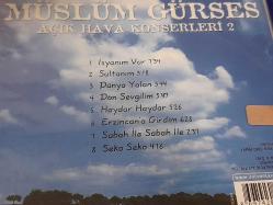 MÜSLÜM GÜRSES AÇIK HAVA KONSERİ  MÜZİK CD (SIFIR)