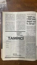 NOKTA HABER DERGİSİ - 26 OCAK 1986 - SAYI: 3 - TÜRKİYE - DÜNDAR KILIÇ - MİT İFADESİ - SHP'NİN AF TASARISI - TURGUT KAZAN - ÇETİN ÖZEK - ANAP'I ANAP'LIYA KARŞI - BOĞAZ VAPURUNDA İBADET - UM KOORDİNATÖRÜ - İSMAİL CEM - NEJAT HAMZAOĞLU - DÜNYA - PAKİSTAN'DA DEMOKRASİYE GEÇİŞ - FRANSA'YA ABD YARDIMI - EKONOMİ - SÜMERBANK - ETİBANK - KAPAK - GENELEV - TOPLUM - KÖKÜ DIŞARIDA KULÜPLER - KÜLTÜR SANAT - SEVİN YENER - ZÜĞÜRT AĞA - NESLİ ÇÖLGEÇEN - ŞENER ŞEN - MİLLİ SARAYLAR - TRT - SPOR - AİLEDEN BİR ŞAMPİYON - - 72 SAYFA