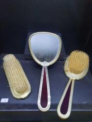 VİNTAGE ÇEYİZLİK AYNA VE FIRÇA SETİ