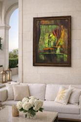 ORNINAL YAĞLI BOYA LALE KIZ KULESİ