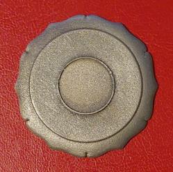 Almanya, Ren Nehri'nden Görünen Köln Katedrali (bulutlu hali) Temalı Minyatür Duvar Tabağı. Ayakta-Duvarda Sergilemeye Uygundur. Kalay/Metal. 1990'lar.