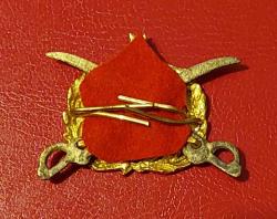 TC, Türk Silahlı Kuvvetleri'nde General Rütbesinde Kullanılan, Çift Kılıç ve Defne Çelengli (Subay) Şapka Rozeti.
