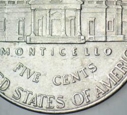 AMERİKA 5 CENT 2011 D. İKİ YÜZDE HATALI BASIM-ÇİFTE DARP ERRÖRLÜ. NADİR.