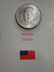 Samoa yabancı madeni Para
