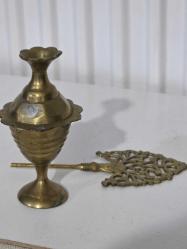 Vintage Sürmedan Pİrinç 16 CM büyük boy