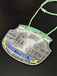 1987 yılına ait, Almanya'nın Bonn şehrindeki tarihi yapıları tasvir eden hatıra MADALYON