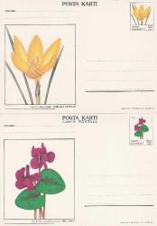 1988 ÇİÇEK RESİMLİ ANTİYELER (6 Temmuz) TAKIM (İsfila An.No: 269/70)