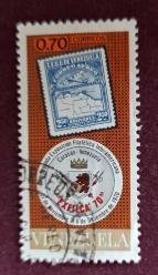 Venezuela damgalı pul