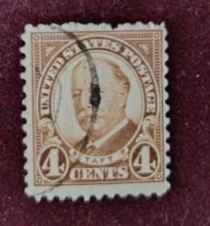 ABD 1930 Başkan Howard Taft_ damgalı