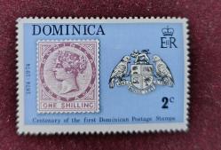 Karayip Denizi Dominica Adası _ damgasız pul