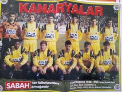 FENERBAHÇE 1992- 1993 POSTERİ ORJİNAL