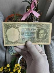 100 Türk Lirası 5,ci Emisyon  5,ci Tertip1966 Senesi