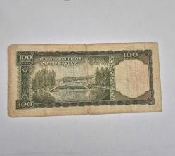 100 Türk Lirası 5,ci Emisyon  5,ci Tertip1966 Senesi