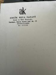 Ak Çelik Sanayi a.ş. hasan Bekir musluoğlu eski tebrik kartı