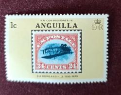 Karayip Denizi Anguilla Adası _ damgasız pul