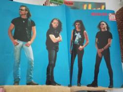 Ajda Pekkan ve Metallica 90ların Başı Orjinal Show Posteri