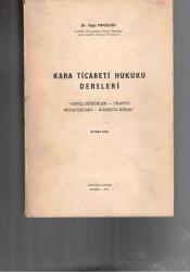 KARA TİCARETİ HUKUKU DERSLERİ