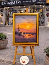 ORJİNAL YAĞLI BOYA KIZ KULESİ