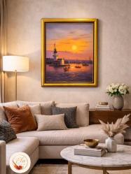 ORJİNAL YAĞLI BOYA KIZ KULESİ