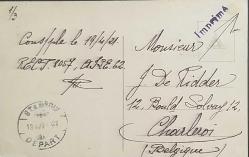 Osmanlı  1921 İstanbul  Boğaz Göksu Asya   Kartpostal,Çok Nadir.