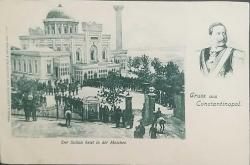 Osmanlı   İstanbul  Yıldız Hamidiye Cami Cuma selamlığı  Kartpostal,Çok Nadir.