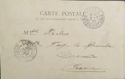 Osmanlı Tunus 1902 Yahudi Kadın Kartpostal,Çok Nadir.