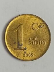 2005 Yılı 1 Yeni Kuruş – Geçiş Dönemi İlk Baskı