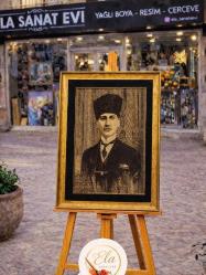 ÖZEL TASARIM DOKUMA GOBLEN ATATÜRK TABLO