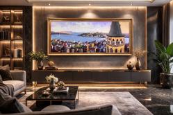 ORJİNAL YAĞLI BOYA İSTANBUL PANORAMA TABLO