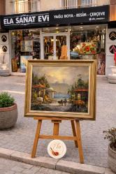 ORJİNAL YAĞLI BOYA İSTANBUL MANZARA